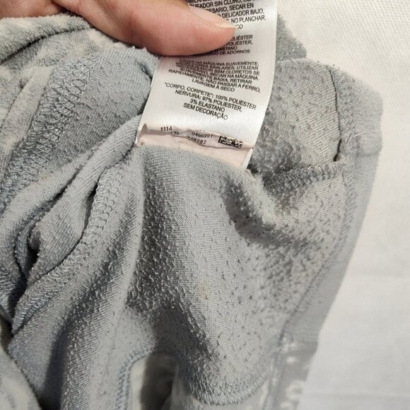 Columbia Fleece 1/4 Zip Jacket Women Size M Grey Leopard Animal Print FLAWS - Picture 7 of 10